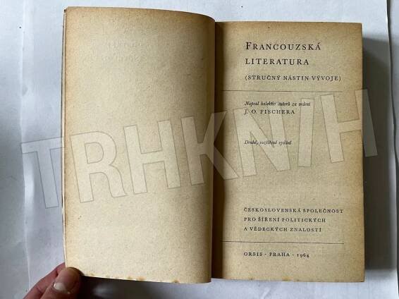 Kniha Francouzská literatura - (stručný nástin vývoje) - Trh knih - online antikvariát