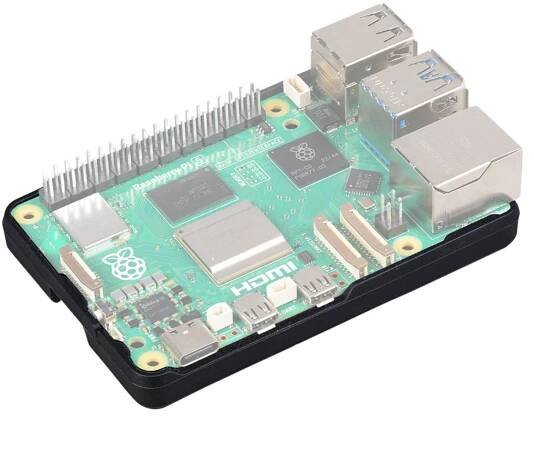 Raspberry Pi® Bumper SBC skriňa Vhodné pre: Raspberry Pi®  čierna