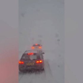 Storm Gerrit brings heavy snow to Scotland as drivers at standstill on A9