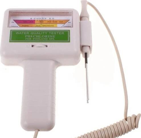 TESTER PH CL2 CHLOROVÉ VODY, ÚPRAVA VODY