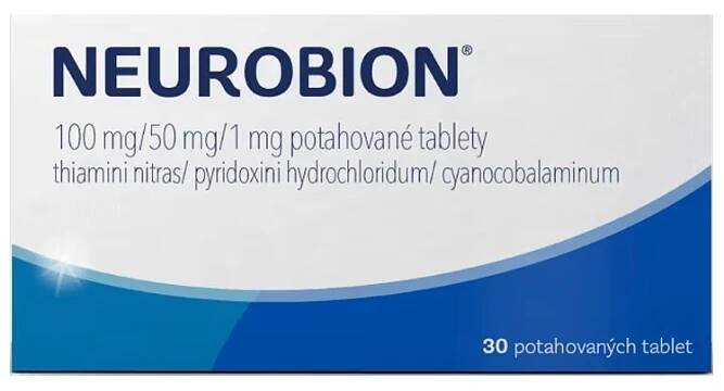 Neurobion 100mg/50mg/1mg 30 potahovaných tablet