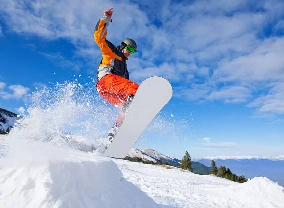 snowboarding mountain fun