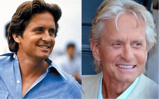 FOTO: I slavný herec Michael Douglas musel podstoupit úpravu, aby měl perfektní chrup. – stránka 126