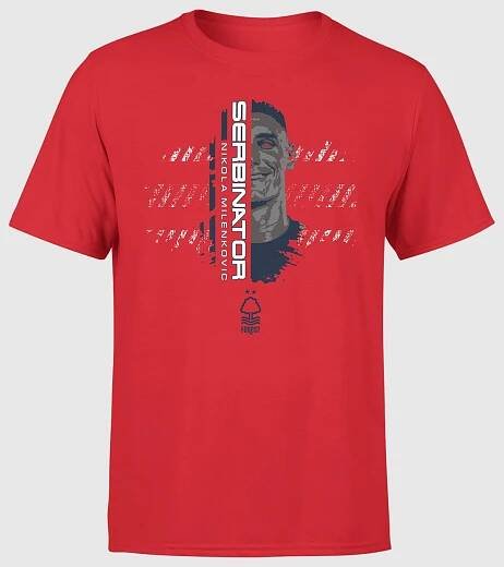NFFC Red Serbinator T-Shirt - Nottingham Forest FC