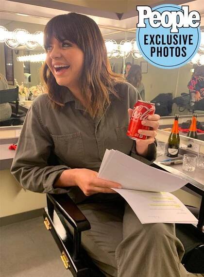 CDGA Exclusive - Andrew Rannells / Casey Wilson backstage photo diary. photo credit is Kristen Vaganos