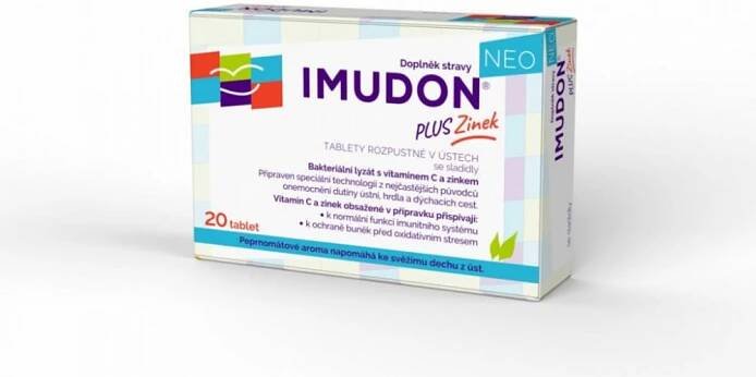 Bioveta Imudon Neo +Zinek 20 tablet