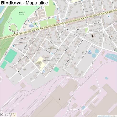 Blodkova - mapy | Kurzy.cz