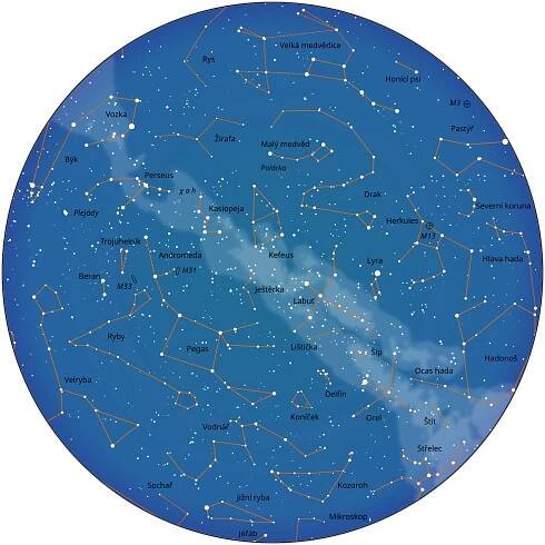 Hvězdárna a planetárium v Hradci Králové | Noční obloha