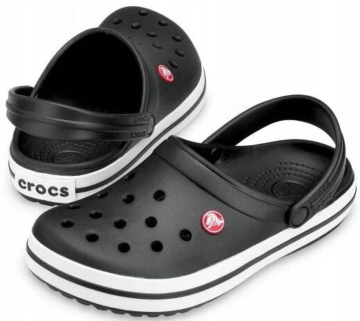 Žabky pánské černé lehké pantofle CROCS Crocband 11016-001 R 37-38