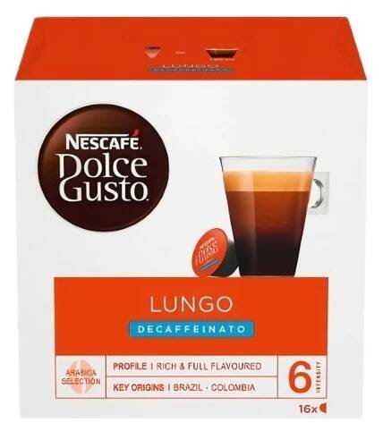 Kapsle pro Dolce Gusto Nescafe Dolce Gusto Lungo 16 ks