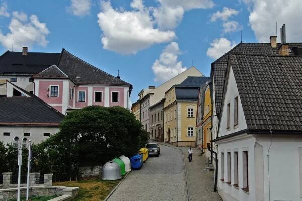 Štíty z ptačí perspektivy 2023- foto Ivo Cygrýd - Město Štíty