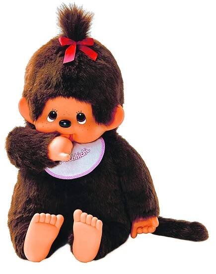 Mončičák 80 cm!!! CLASSIC - Monchhichi XL holčička