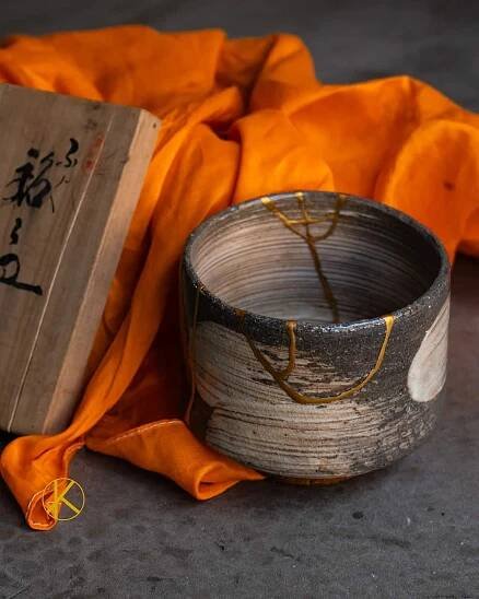 tazze e vasi kintsugi