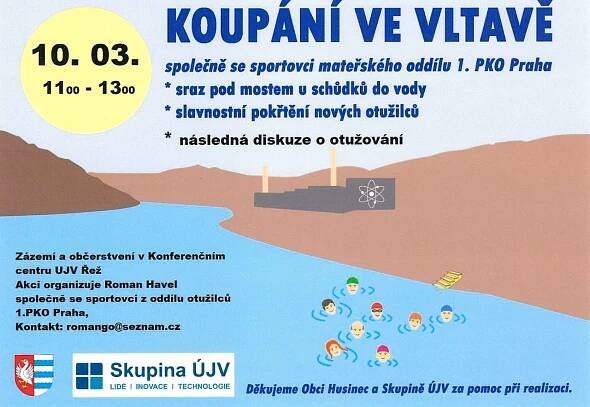 Koupání ve Vltavě