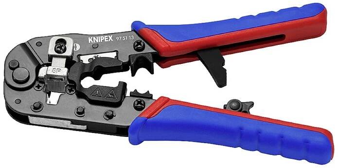 Knipex Crimpzange für RJ45-Westernstecker 97 51 13 krimpovací kleště