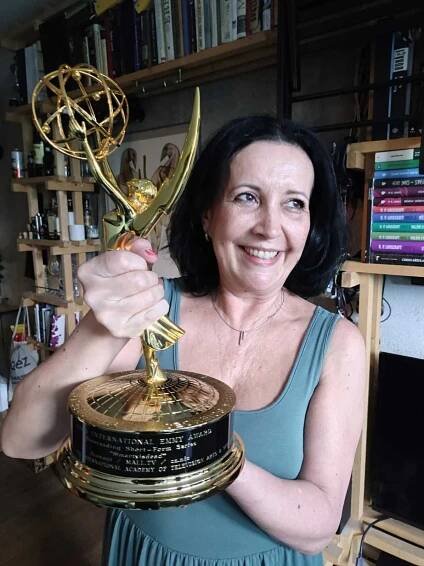 Isabela Soukupová (58) s cenou Emmy.