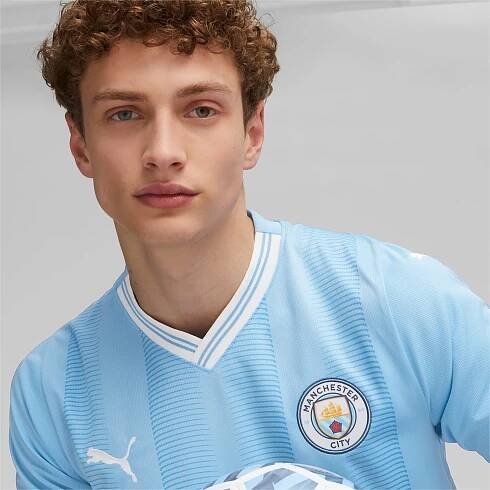 Puma MANCHESTER CITY FC HOME JERSEY - Pánský fotbalový dres - 7