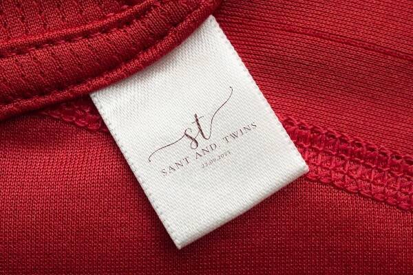 Mockup mockup psd free mockup  apparel mockup label mockup clothing mockup fashion mockup Red label mockup