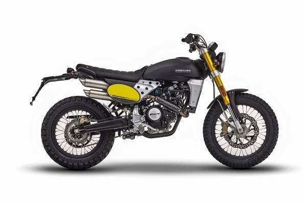 Motocykl Fantic Caballero 125 Scrambler - černá / 2023
