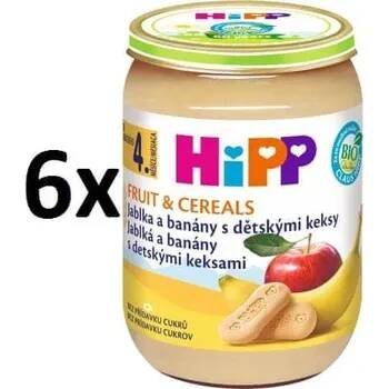 HiPP BIO Jablka a banány s dětskými keksy - 190 g