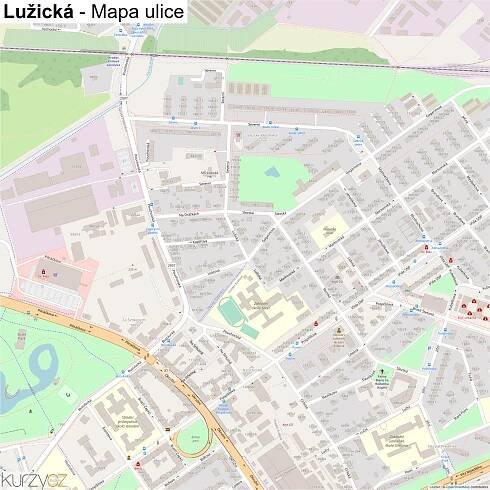 Lužická - mapy | Kurzy.cz