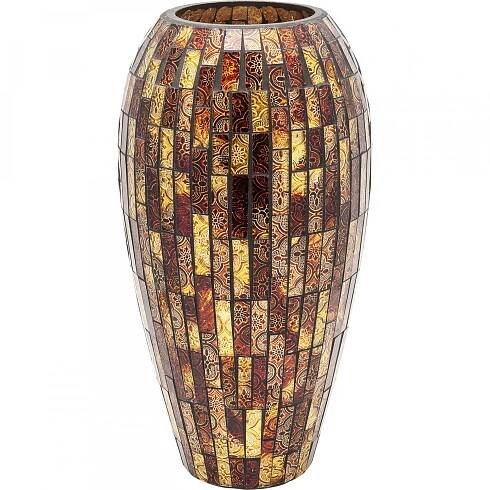 Váza Mosaico 40 cm - hnědá | KARE Design
