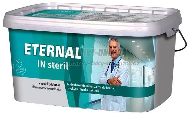 Barva do nemocnic a sterilních prostorů Eternal IN-STERIL - 4 kg - bílý