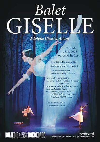 Balet Giselle v Divadle Komedie