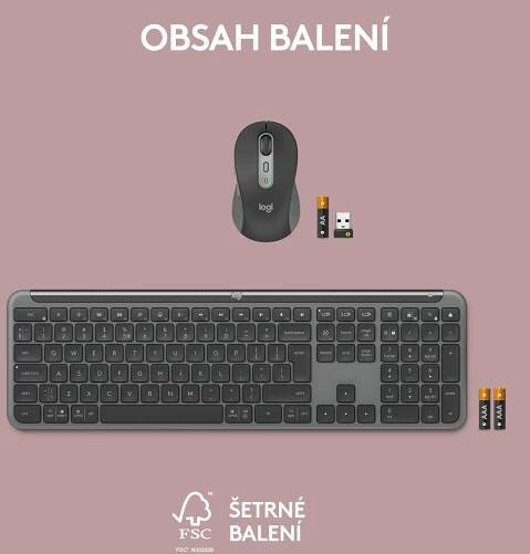Logitech MK950 Graphite - US INTL
