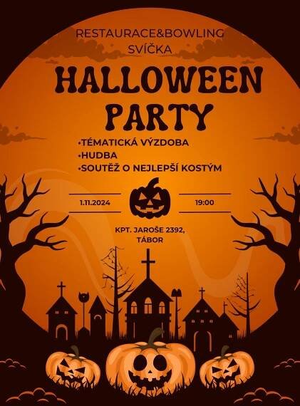 Přijďte na Halloween Party k nám do Svíčky! - Bowling Svíčka