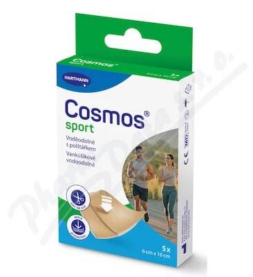 Cosmos sport voděodolná náplast 6x10cm 5ks