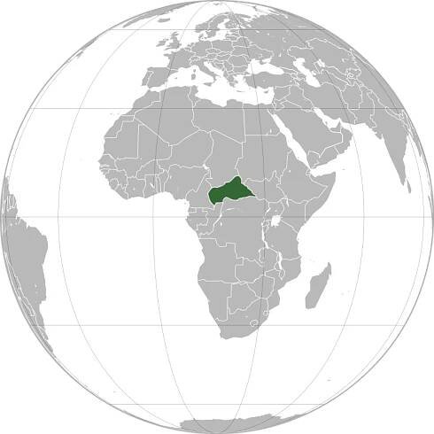 Poloha Namibie