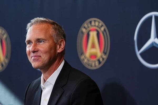 Scenes from Chief Soccer Officer and Sporting Director Chris Henderson’s Press Conference at Children's Healthcare of Atlanta Training Ground in Marietta, Ga. on