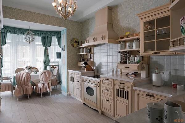 Kuchyně ve venkovském stylu a Provence: elegantní 115+ a teplé řešení pro milovníky pohodlí | Architektura, konstrukce a
