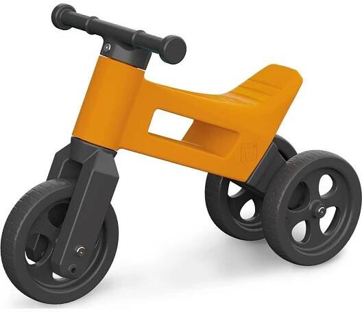 Teddies Funny Wheels Odrážedlo 2v1 oranžové
