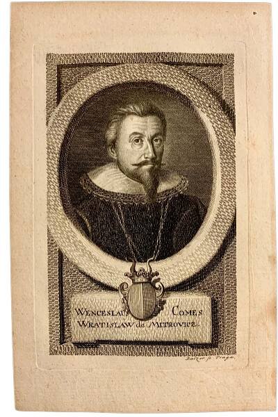 Jan Václav Vratislav z Mitrovic (1670 - 1712) - Portréty - Antikvariat Steiner
