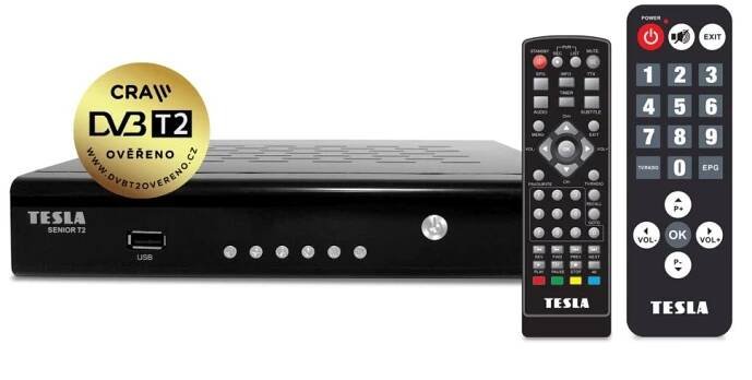TESLA SENIOR T2 DVB-T2 set-top box