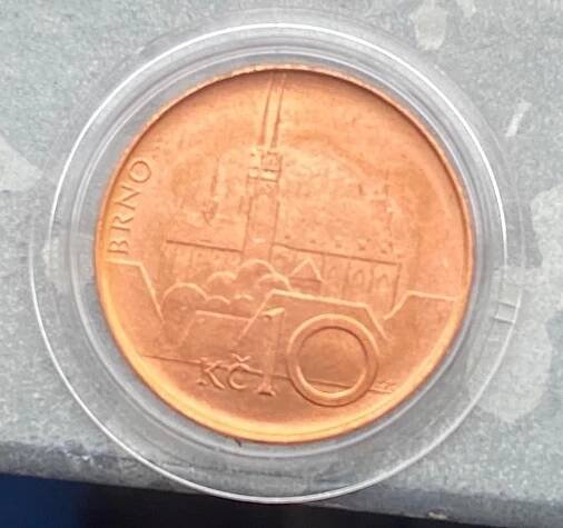 10-kc-male Kč ...aUNC-extremne-vzacna-v-razebnem-lesku- - Numismatika