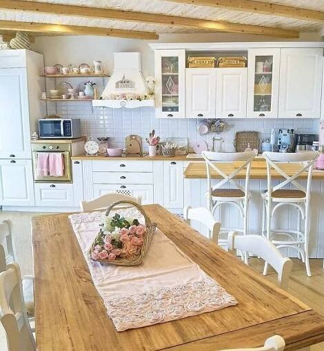 French Country Shabby Chic Kitchen Decor