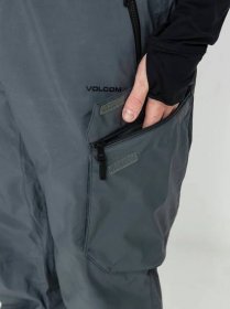 Pánské Snowboardové kalhoty Volcom Stone Stretch Gore Tex (dark grey)