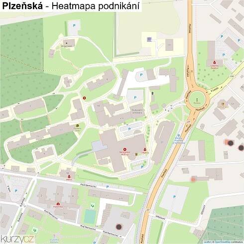Plzeňská - mapy | Kurzy.cz
