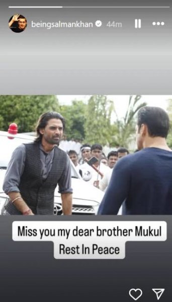 Salman Khan mourns the demise of his ‘Jai Ho’ co-star Mukul Dev