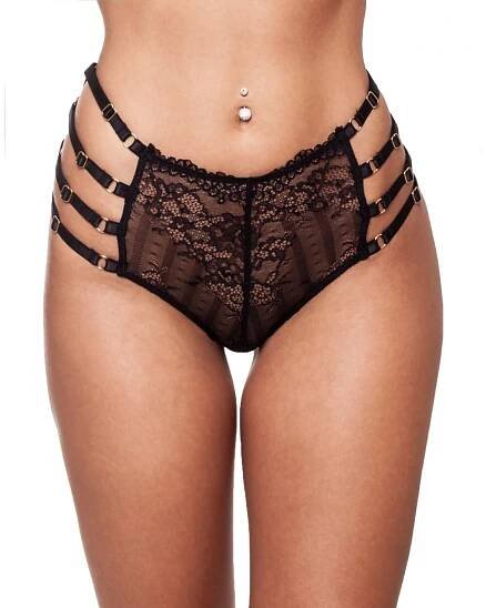Lace thong panties