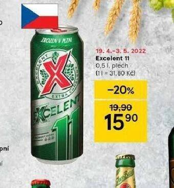Tesco Pivo excelent 11 nabídka
