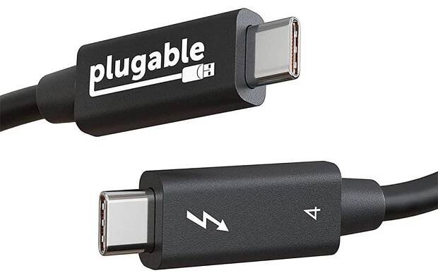 Plugable Thunderbolt 4 cable (Active, 2m)