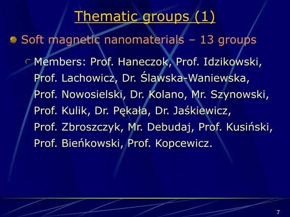 PPT - Magnetic Nanomaterials Network: Research Integration and Expertise Sharing PowerPoint Presentation - ID:9586968