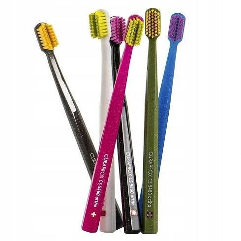 3x CURAPROX CS 5460 ORTHO ULTRA SOFT MANUÁLNÍ KARTÁČEK NA ZUBY FOTOAPARÁTU Značka CURAPROX