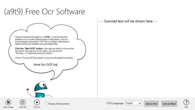 Free OCR Software for Windows 8.1/10
