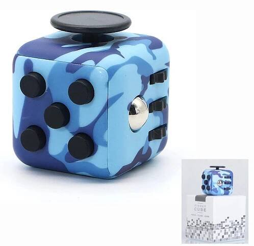 Fidget Cube Hračka uvolňující stres proti úzkosti Skvělá pro dospělé a děti[Nápad na dárek][Relaxační hračka][Uvolňovač stresu][Měkký materiál]