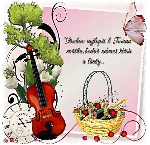 Přání k svátku « Rubrika | OBRÁZKY PRO VÁS | Place card holders, Cards ...